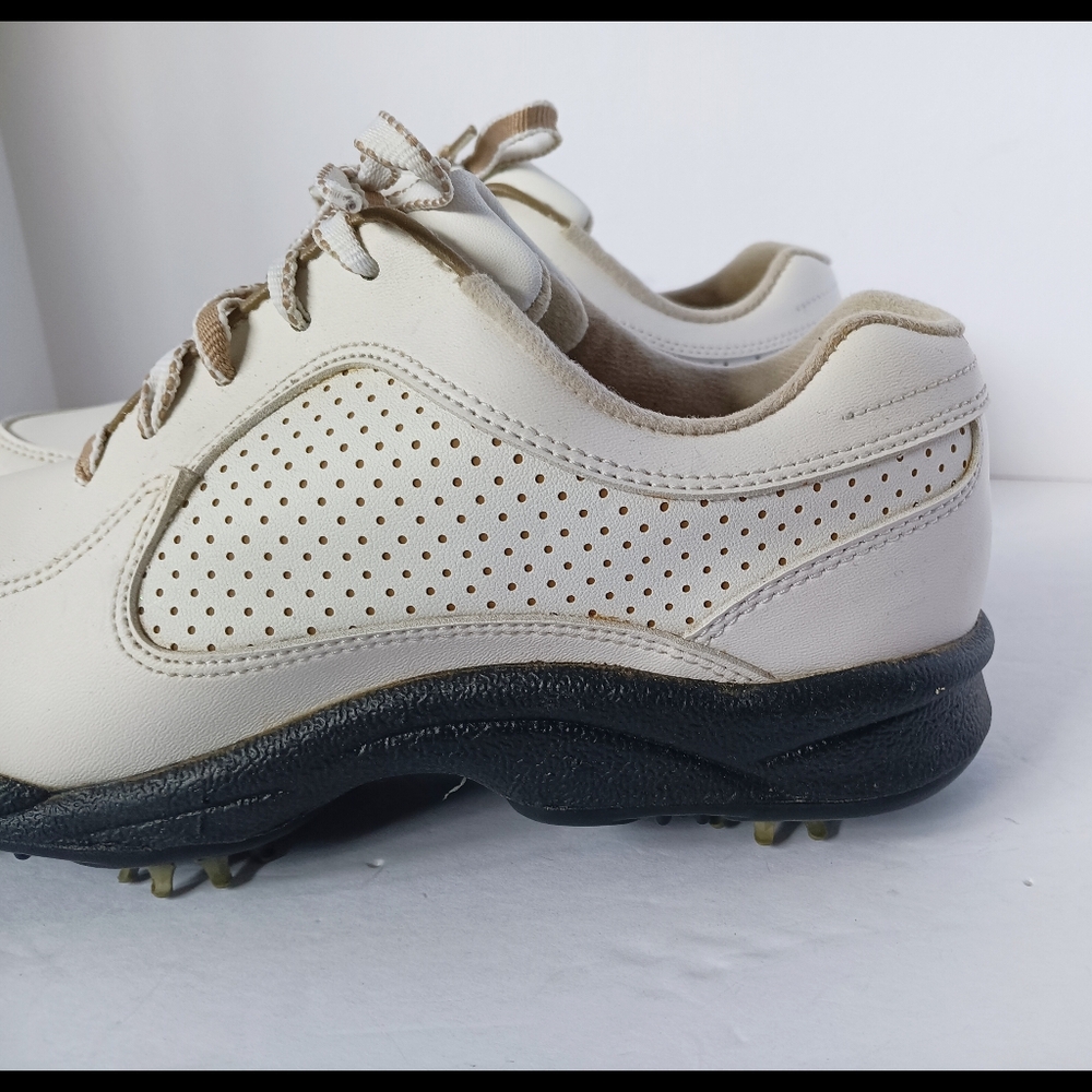 🖤 FootJoy Womens Golf Shoes Spikes White 7 GreenJoys Cleats Athletic Outdoor - Picture 5 of 12